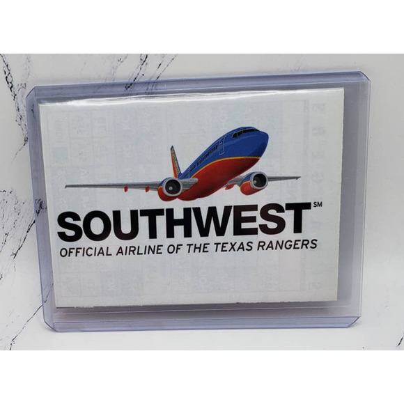 2003 Texas Rangers Alex Rodriguez Pocket Schedule Southwest - Picture 2 of 6